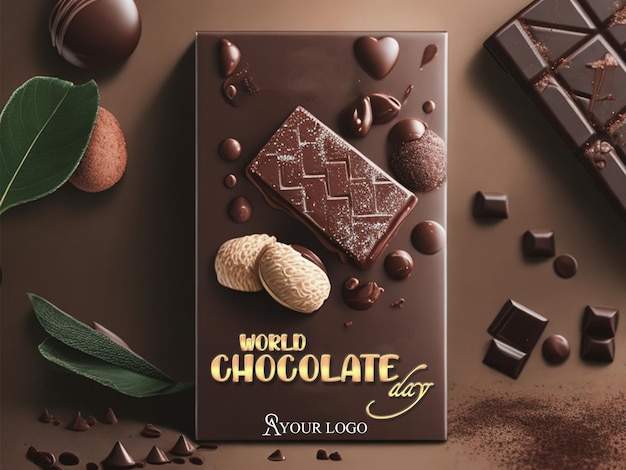 A poster for world chocolate day