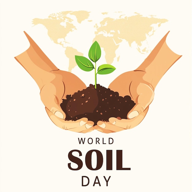 a poster for world day is written by hands