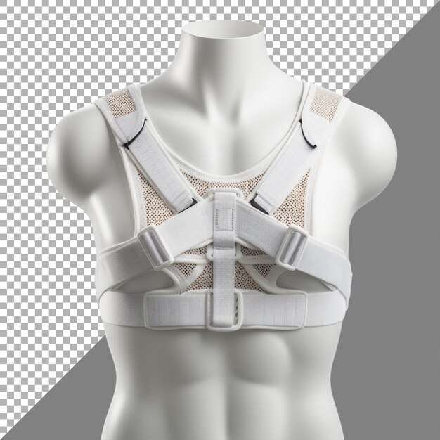 Posture corrector against transparent background ai generated