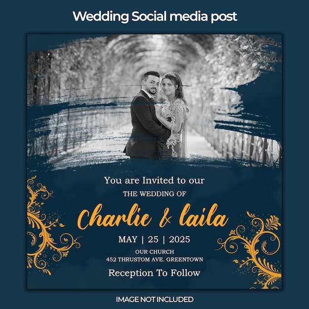 Posty Na Instagramie Dotyczące Kwiatowego ślubu Z Liśćmi I Parą
