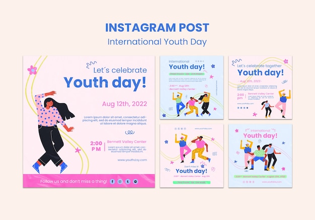 Posty Na Instagramie Z Okazji Międzynarodowego Dnia Młodzieży