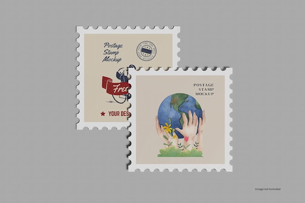 Postzegel Mockup
