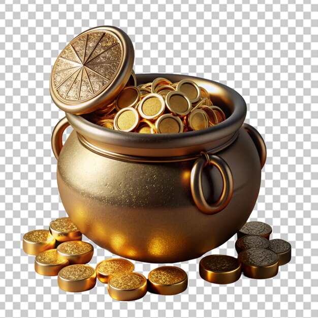 PSD pot of gold coins