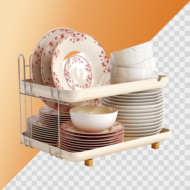 PSD pot rack dinner set rack