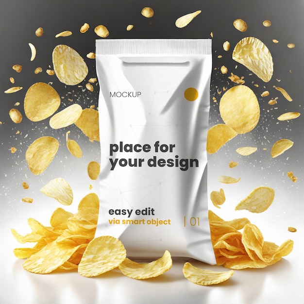 PSD potato chips packaging mockup 01