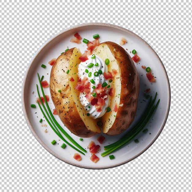 PSD potato isolated on alpha layer on transparent background ai generative