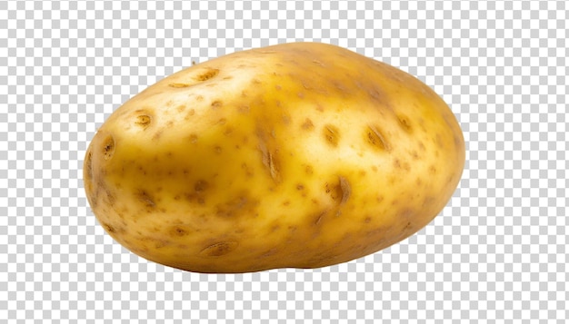 PSD potato isolated on transparent background