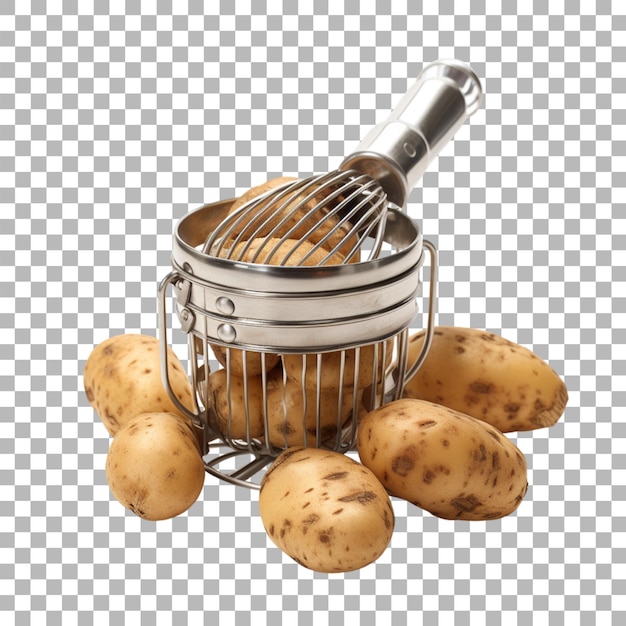 PSD potato masher on transparent background