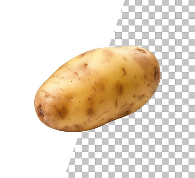 Potato vegatable object with transparent background