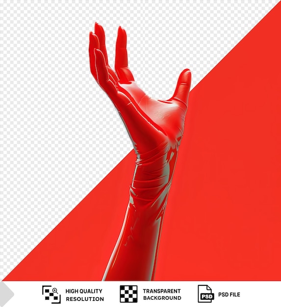 Potrait close up hand and arm can use for isolated or show your product png