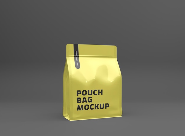 PSD pouch bag mockup