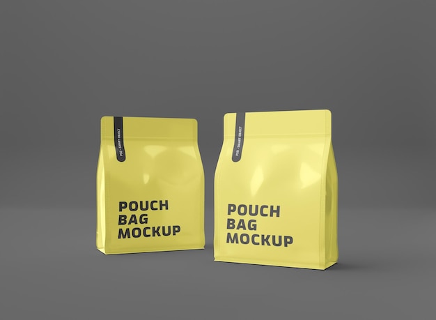 Pouch bag mockup