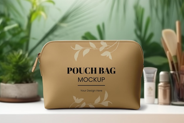 Pouch bag mockup