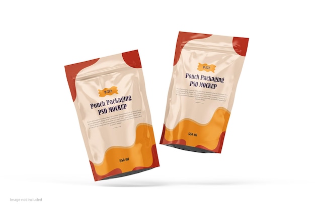 pouch branding mockup