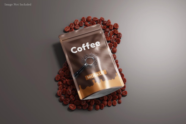 Mockup di caffè a sacchetto