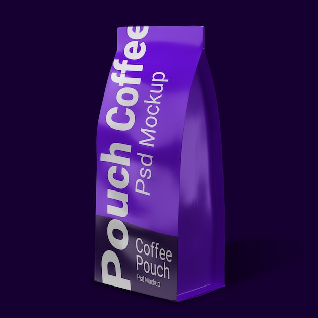 Pouch koffie Mockup