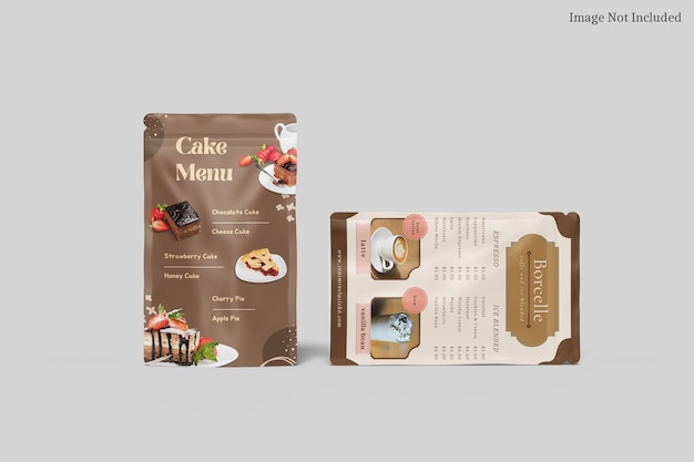 Pouch koffie Mockup