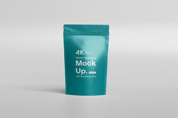 Pouch Packaging Mockup volledig bewerkbaar