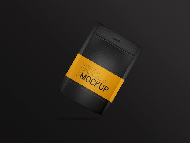 Pouch packaging mockup