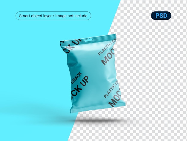 Pouch snack mockup