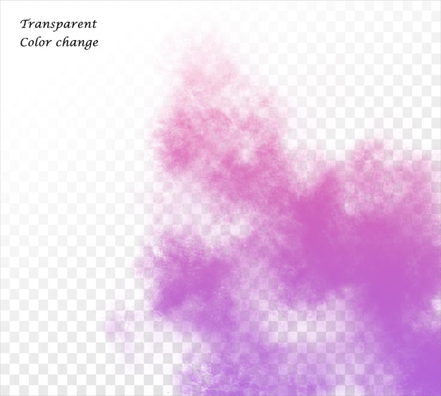 PSD powder explosion on transparent background