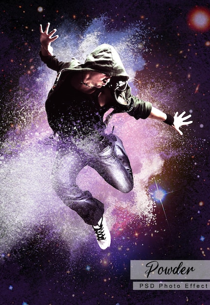 Powder PSD Photo Effect