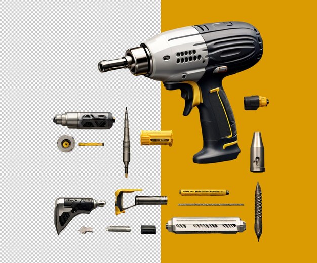 PSD power drill background designs and power drill icon and templates