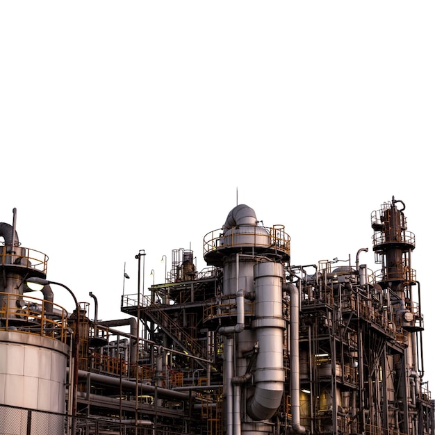 power plant with a white background psd