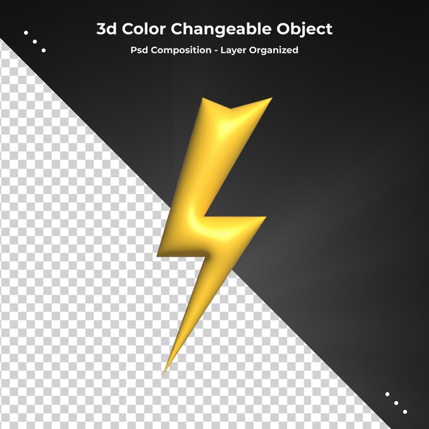 PSD power plug 3d icon 3d rendering icon