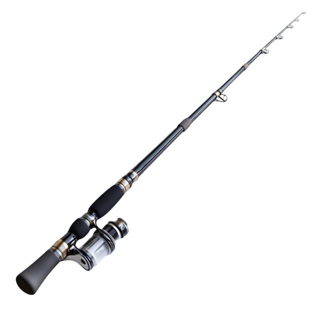 powerful fishing rod with reel