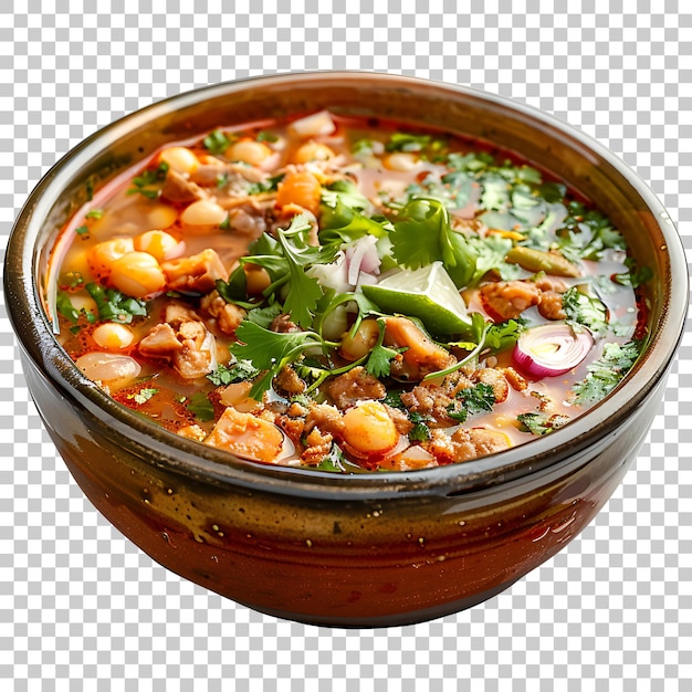 PSD 투명한 배경과 함께 pozole png