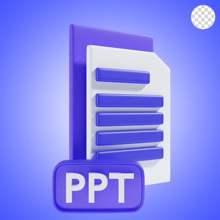 PSD ppt file icon