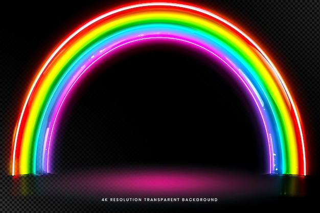 PSD prachtig gedetailleerde regenboog