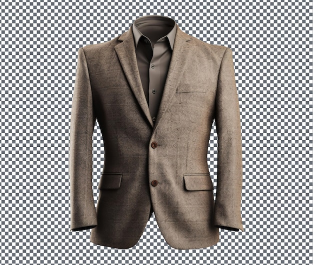 PSD prachtige tweed blazer geïsoleerd op transparante achtergrond