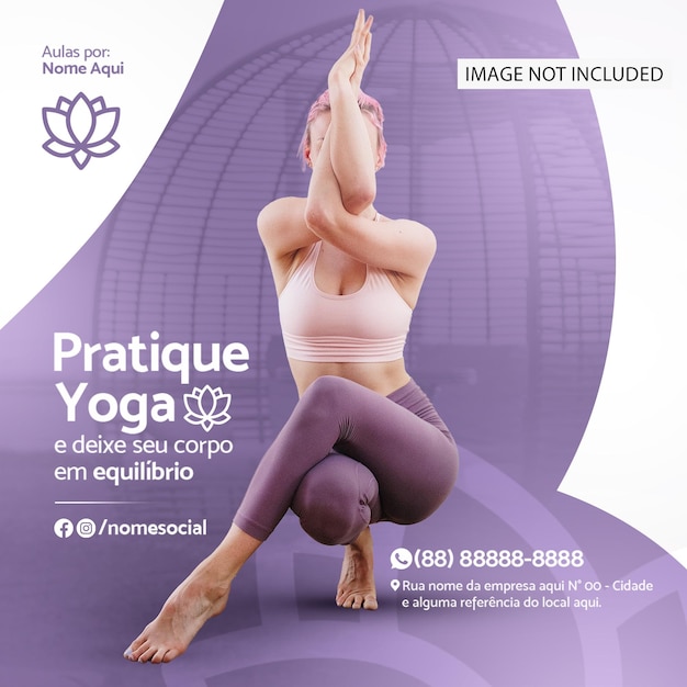 Pratique yoga e deixe seu corpo em equilbrio