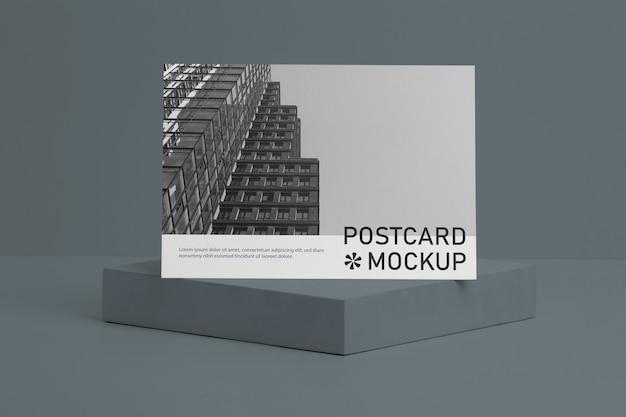 PSD prawdziwy projekt makiety pocztówki