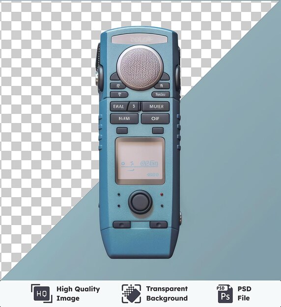 PSD premium afbeelding van de realistische fotografische linguist_s voice recorder