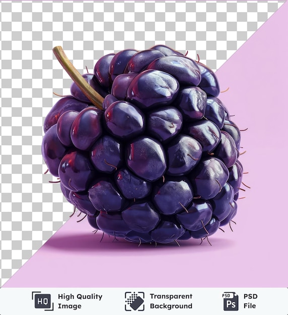 PSD premium of blackberry fruit