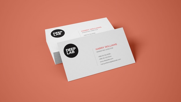 Premium business card mockup psd