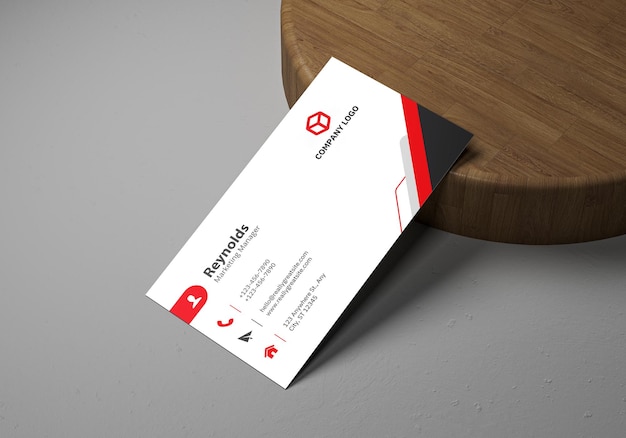 PSD premium business card mockup psd