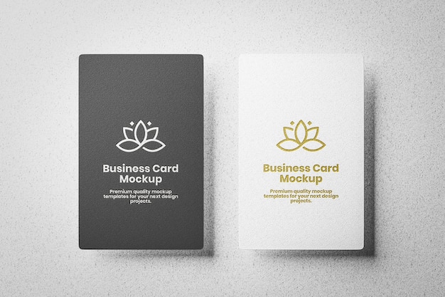 PSD premium business card mockup