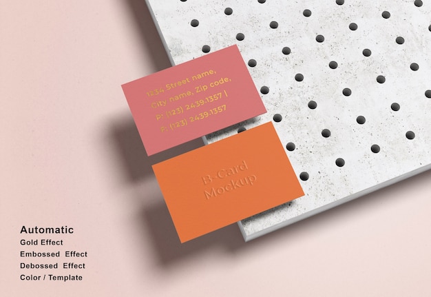 Premium business card mockup