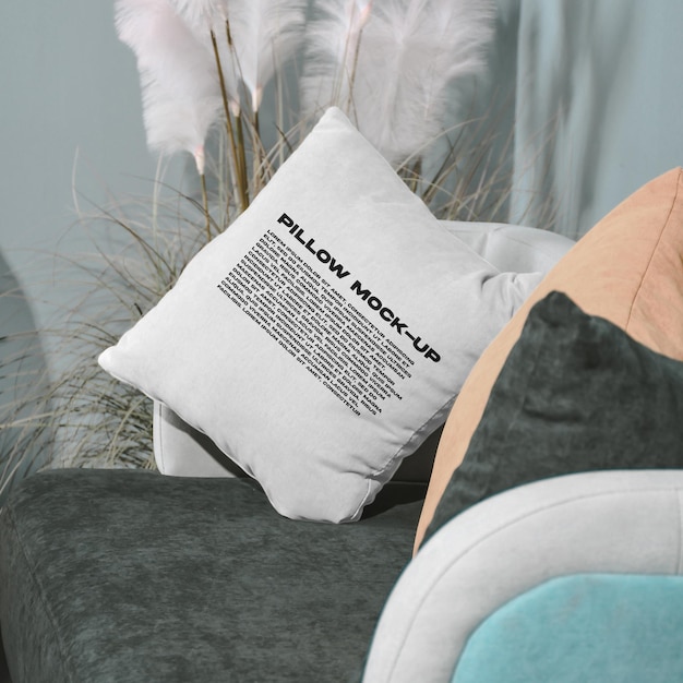 Premium cushion mockup design psd