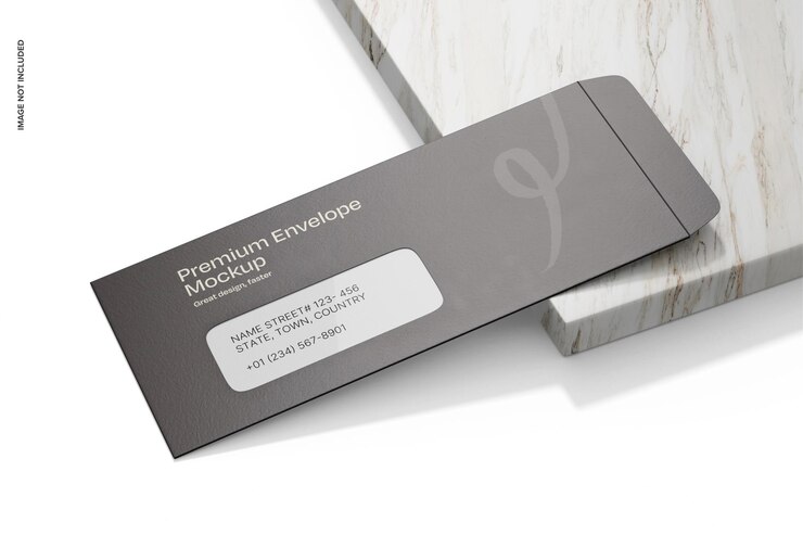 PSD premium envelope mockup