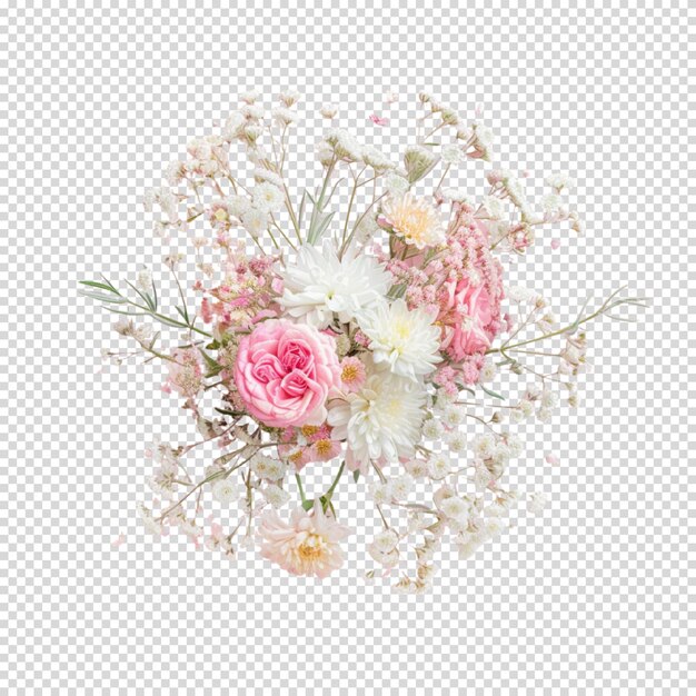 PSD premium flower isolated on transparent background flower day flower festival