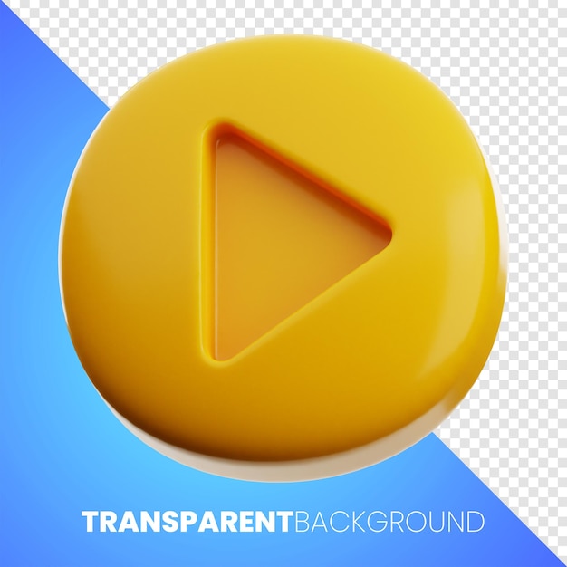 Premium game button icon 3d rendering on isolated background