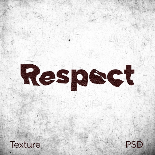 PSD premium grunge texture background and text effect