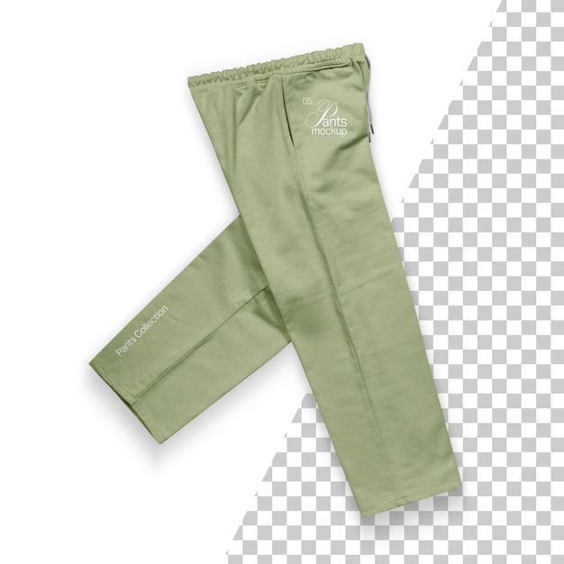 PSD premium joggingbroek mockup psd vanaf de zijkant voor kledingmerk