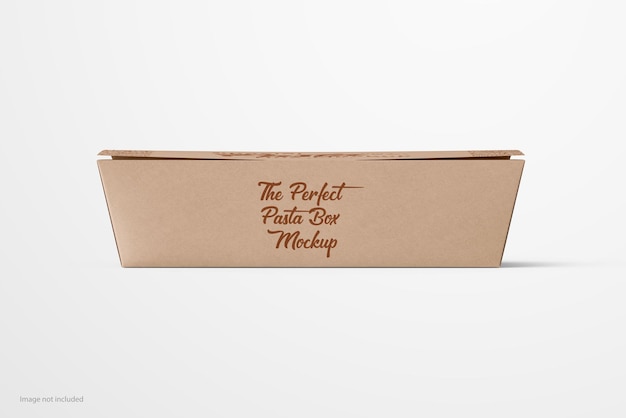 Мокап эко-упаковки premium kraft paper food box