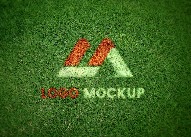 PSD mockup del logo premium